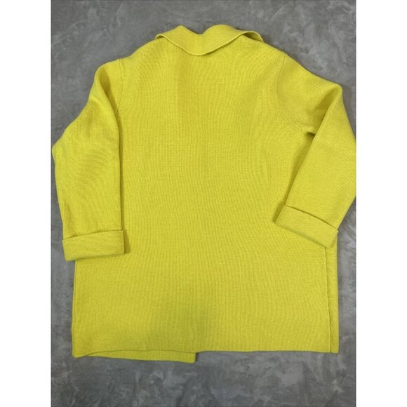 Women’s Talbots Cardigan Sweater Yellow Wool Blend Plus Size X - Picture 10 of 11